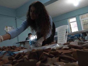 Çobankale’deki Tarihi Eserler Puzzle Gibi Birleştiriliyor