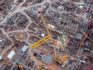 Akkuyu Ngs’nin 1’inci Ünitesine Ait Türbin Binasında İlk Köprülü Vincin Montajına Başlandı