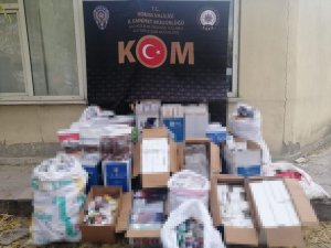 Konya’da Kaçak Tütün Ve Makaron Operasyonu