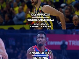 Euroleague’de Çift Maç Haftası Tivibu’da