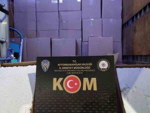 Afyonkarahisar’da 3 Milyon 700 Bin Adet Doldurulmuş Makaron Ele Geçirildi