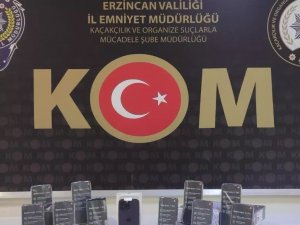 Erzincan’da 11 Adet Kaçak Cep Telefonu Ele Geçirildi