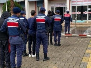 Motosiklet Hırsızlarına Jandarmadan Eş Zamanlı Operasyon