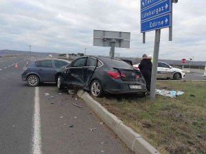 Tekirdağ’da Trafik Kazası: 2 Yaralı