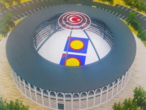 İ̇shakçılar Güreş Alanına Çatı Kuruluyor