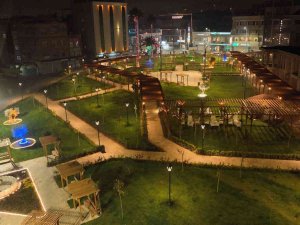 Şanlıurfa’da Kızılay Meydanı Estetik Görünüme Kavuştu