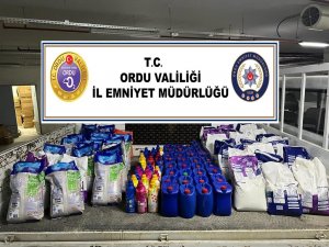 Ordu’da Kaçak İçki Ve Deterjan Operasyonu