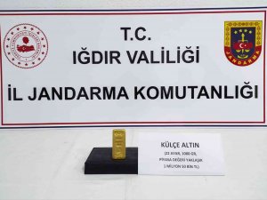 Kargoda 1 Milyon 50 Bin Lira Değerinde Külçe Altın Ele Geçirildi