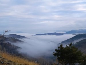 Sis Bulutları Görsel Şölen Oluşturdu
