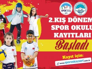 Spor A.ş. 2. Kış Dönemi Spor Okulları Kayıtları Başladı