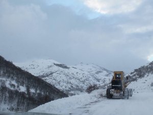 Bayburt’un Yüksek Kesimlerinde Karla Mücadele