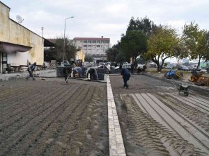 Söke Belediyesi’nden Sanayi Sitesi’nde Yeşil Alan, Otopark Ve Yol Çalışması