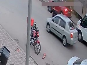 Lise Öğrencisinin Ölümden Döndüğü Kaza Kamerada