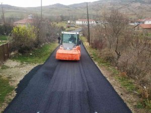 Belkese Köy Yoluna Asfalt
