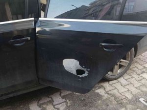Park Halindeki Otomobile Ateş Açıldı