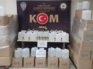 İ̇zmir Polisinden Yılbaşı Öncesi Sahte Alkol Operasyonu