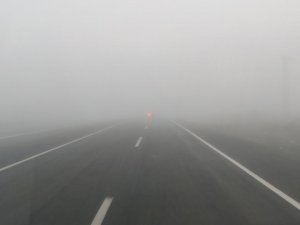 Bingöl- Diyarbakır Yolunda Yoğun Sis Etkili Oldu
