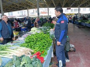 Ortaca Semt Pazarında Etiket Denetimi