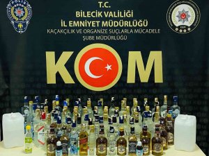 Bilecik’te Kaçak İçki Operasyonu