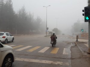 İ̇slahiye’de Yoğun Sis Etkili Oluyor