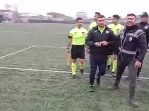 Amatör Maçta Olaylar Çıktı