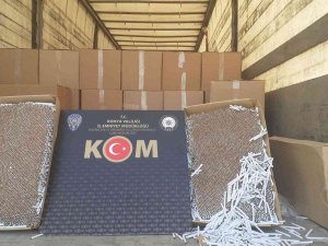 Konya’da 6 Milyon 720 Bin Lira Değerinde Kaçak Sigara Ele Geçirildi