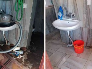 Büyükşehir Ekipleri Su Basan Evlerde Temizlik Yaptı