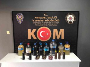 Kırklareli’nde ‘Zincir 2’ Operasyonunda Sahte İçki Ele Geçirildi