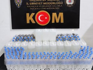 Gaziantep’te 84 Litre Sahte Dökme Alkol Ele Geçirildi