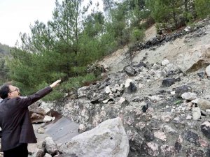 Kaya Düşmesi Ve Heyelan Riskine Karşı Önlem Alınıyor