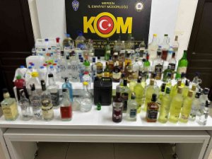 Mersin’de Yılbaşı Öncesi Sahte Alkol Operasyonu