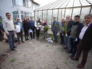 Gökçeada’da 6 Bin 410 Aşılı Fidan Toprakla Buluşturulmak Üzere Üreticilere Dağıtıldı