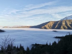 Berit Dağı Sise Büründü