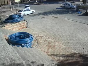 Kaza Anı Kameraya Yansıdı
