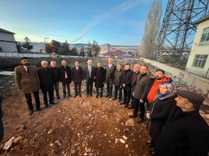 Arslan Ve Kılıç, Sarıkamış Kütüphane İ̇nşaatını İ̇nceledi