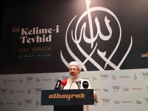 “Kelime-i Tevhid” Hat Eserleri Sergisi Akm’de Sanatseverlerle Buluştu