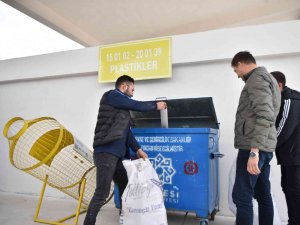 Karesi Belediyesi Atık Getirme Merkezine İlk Atıklar Geldi