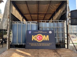 Mersin’de 14 Bin Litre Kaçak Akaryakıt Ele Geçirildi