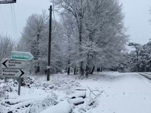Taşova’nın Yüksek Kesimleri Beyaza Büründü