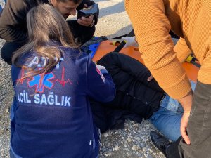 Kontrolden Çıkan Otomobil Takla Attı: 1 Yaralı