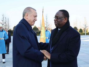 Cumhurbaşkanı Erdoğan, Senegal Cumhurbaşkanı Sall İle Bir Araya Geldi