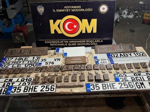 Sahte Plaka Basımına Polis Baskını
