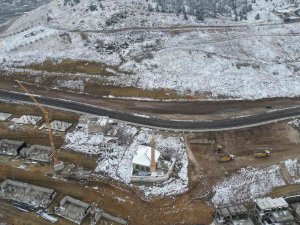 Nevşehir Kalesi Çevresinde Yol Çalışması Yapılıyor