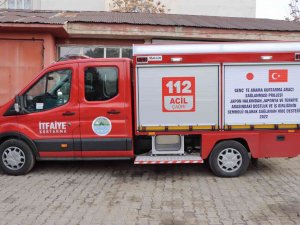 Genç Belediyesine Arama Kurtarma Aracı Hibe Edildi