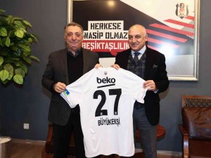 Tff Başkanı Mehmet Büyükekşi, Beşiktaş’ı Ziyaret Etti