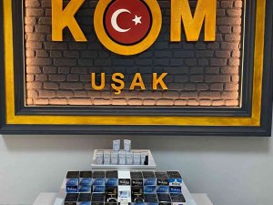 Uşak’ta 64 Bin Kaçak Makaron Ele Geçirildi