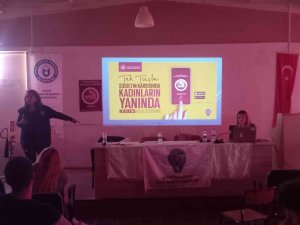 Adü Karacasu Memnune İ̇nci Myo’da ’Kadına Yönelik Şiddet Farkındalığı Semineri’ Verildi