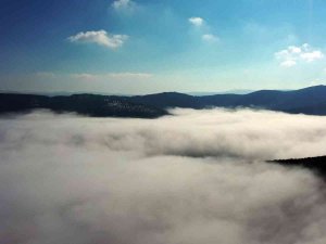 Sisle Kaplanan Akdağmadeni Ormanları Havadan Görüntülendi