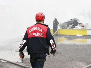 Kayseri Osb İ̇tfaiyesi Ve Gaziantep Osb İ̇tfaiyesi Ortak Tatbikat Yaptı