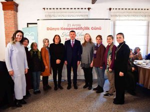 Başkan Balcı Dünya Kooperatifçilik Günü’nde Altıneller Kadın Kooperatifi Üyeleri İle Buluştu